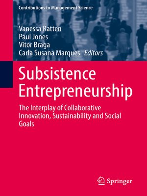 cover image of Subsistence Entrepreneurship